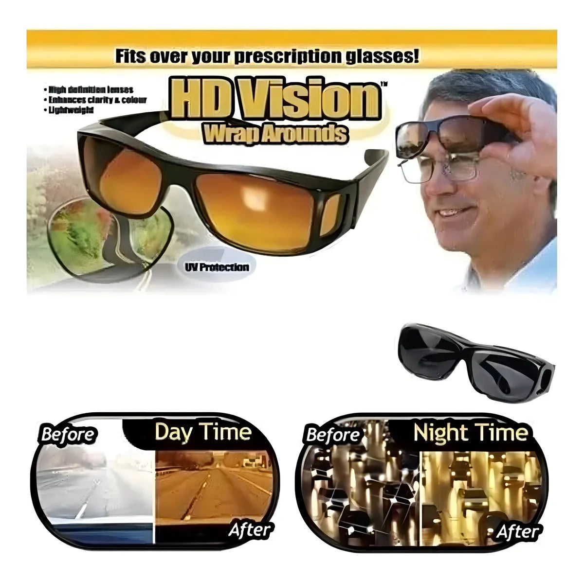 LENTES HD VISION 2X1